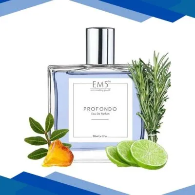 EM5 Profondo Perfume for Men – Eau De Parfum Spray, Aromatic Marine Citrus 50 ml