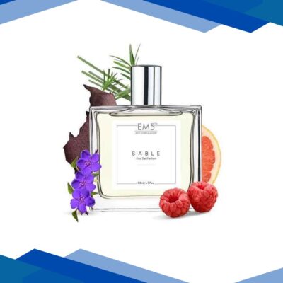 EM5 Sable Unisex Perfume – Eau De Parfum Spray for Men & Women, Fruity Leather Aromatic 50 ml