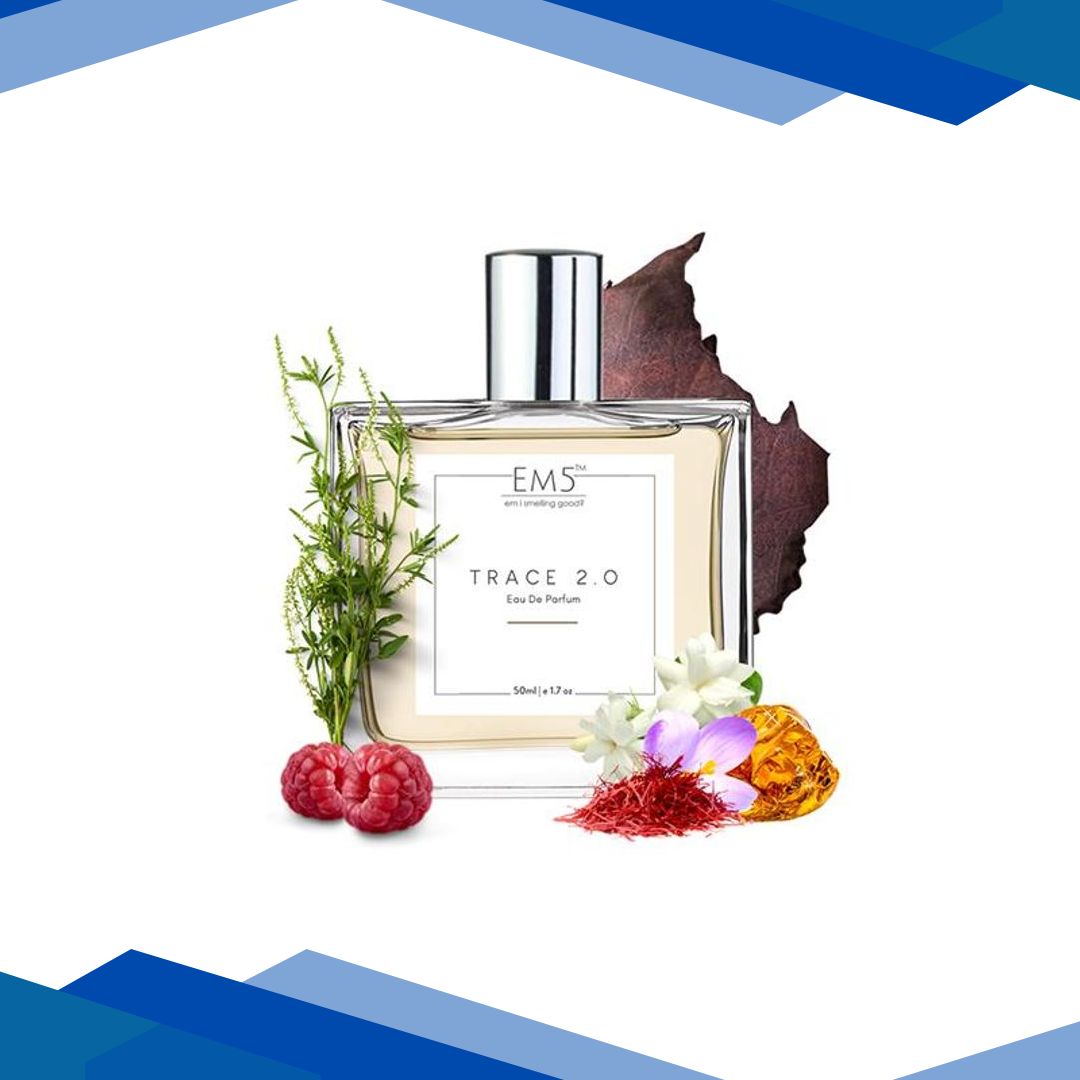 EM5 Trace 2.0 Unisex Perfume – Leather Sweet Animalic, Eau de Parfum Spray for Men & Women 50 ml