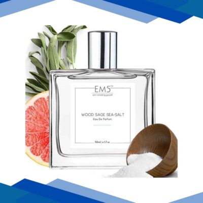 EM5 Wood Sage Sea Salt Unisex Perfume – Eau De ParfumSpray for Men & Women, Aromatic Musky Marine 50 ml