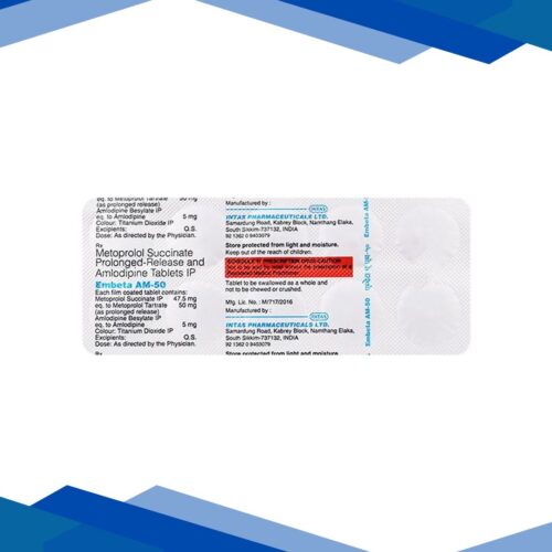 Embeta AM 50mg Tablet 10’S