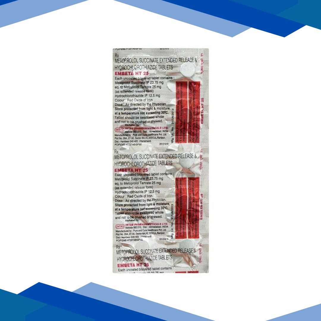 EMBETA HT 25mg Tablet 10’s