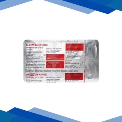 EMILDAP GM 10/1/1000 Tablet 10’s
