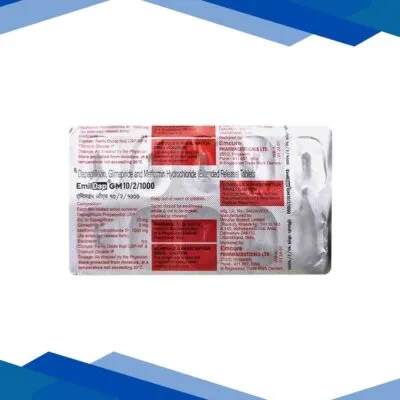 EMILDAP GM 10/2/1000 Tablet 10’s