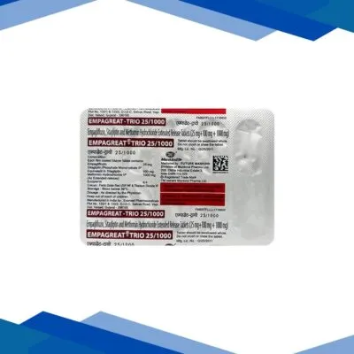 EMPAGREAT TRIO 25/1000 Tablet 10’s