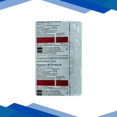 EMPAPRO M 25/1000 ER Tablet 10’s