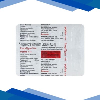 Emprogest 400mg Capsule 10’S