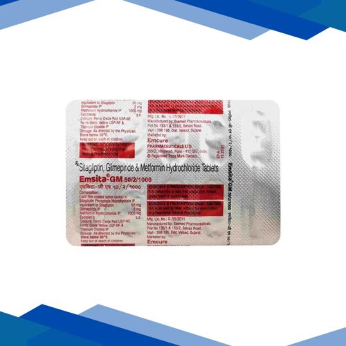 EMSITA GM 50/2/1000 Tablet 10’s