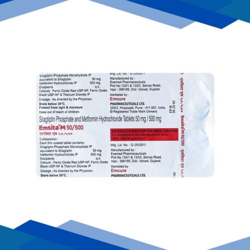 EMSITA M 50/500 Tablet 10’s