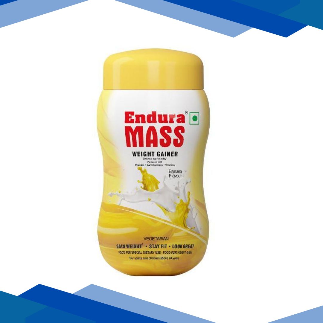 Endura Mass Weight Gain Powder – Banana Flavour 500 gm