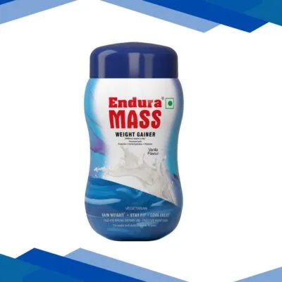 Endura Mass Weight Gain Powder – Vanilla Flavour 500 gm