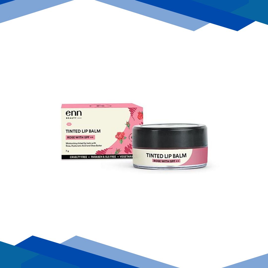 ENN Moisturising Rose Tinted Lip Balm With SPF++ 7 gm