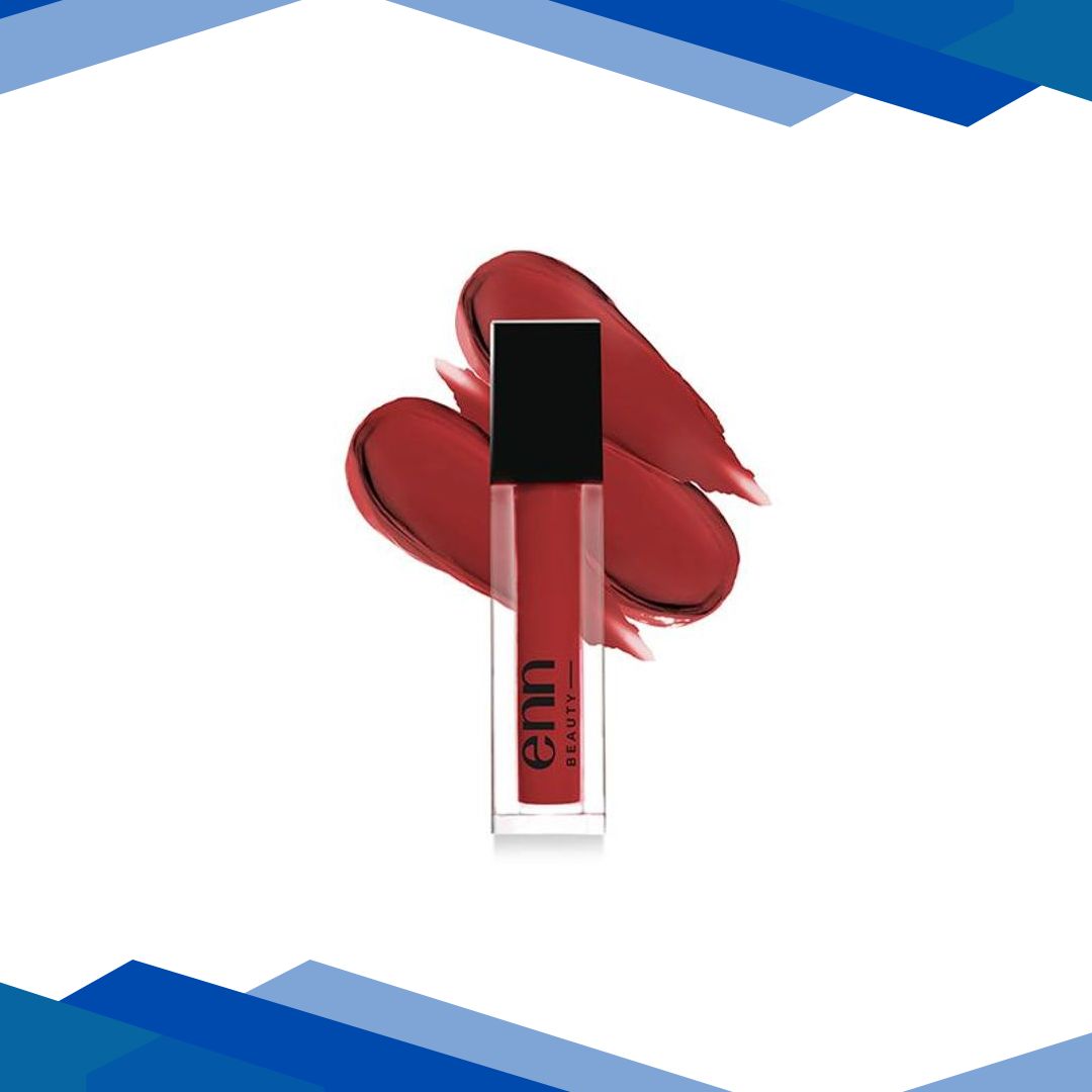 ENN Transferproof Matte Liquid Lipstick – Sangria Red 1.5 ml