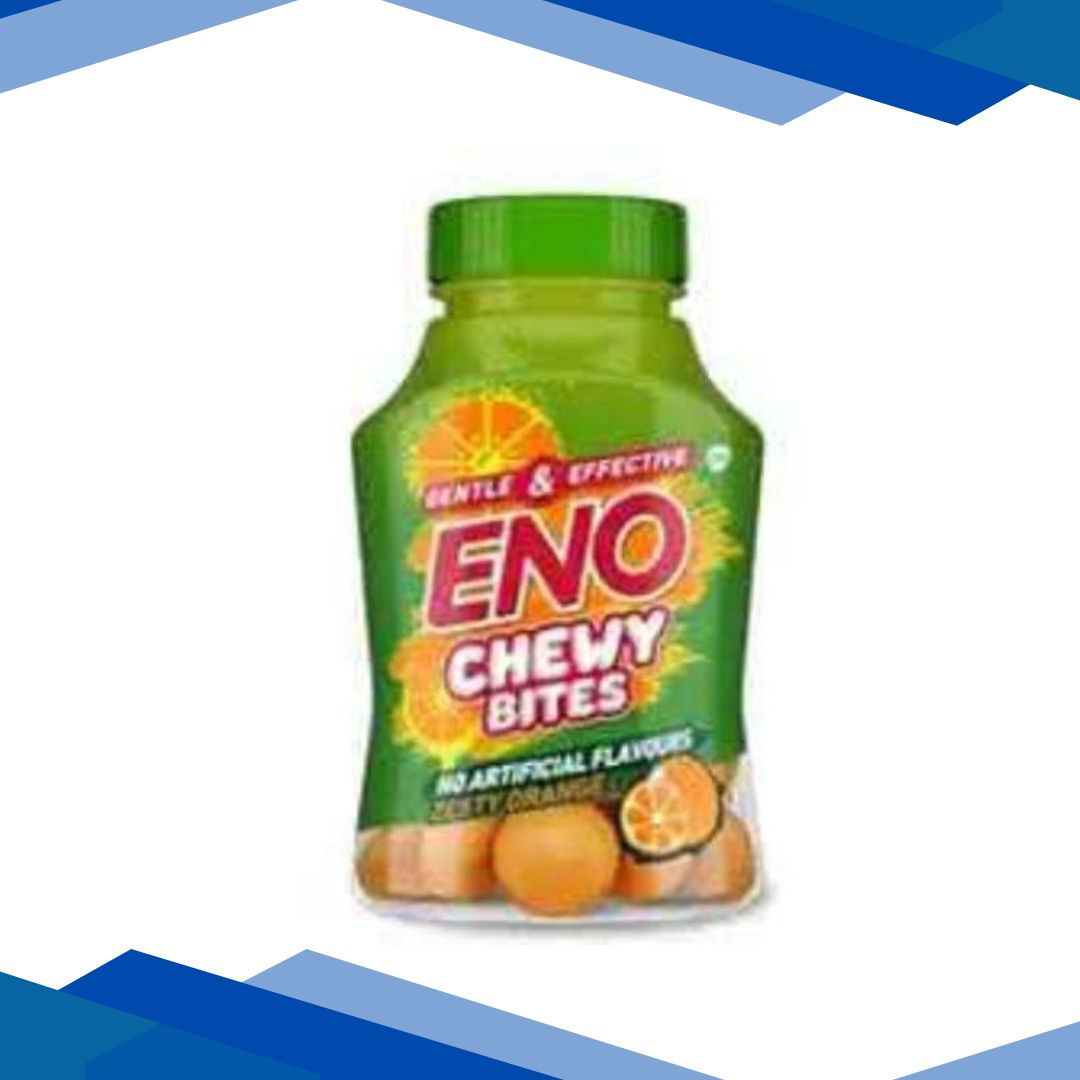 Eno Chewy Bites Tablet – Zesty Orange Flavour 10’s
