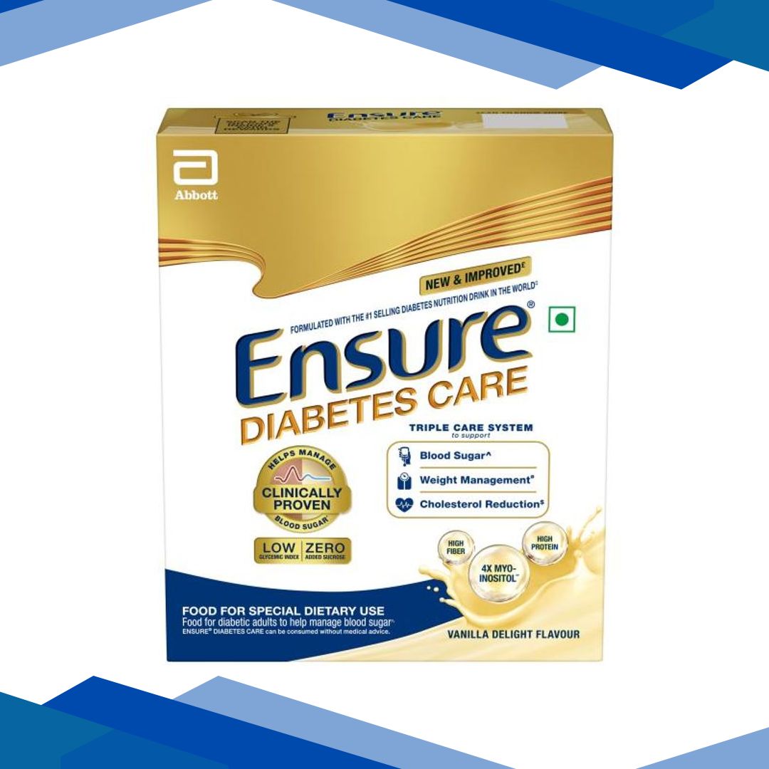 Ensure Diabetes Care Powder – Vanilla Flavour 200 gm (Refill Pack)