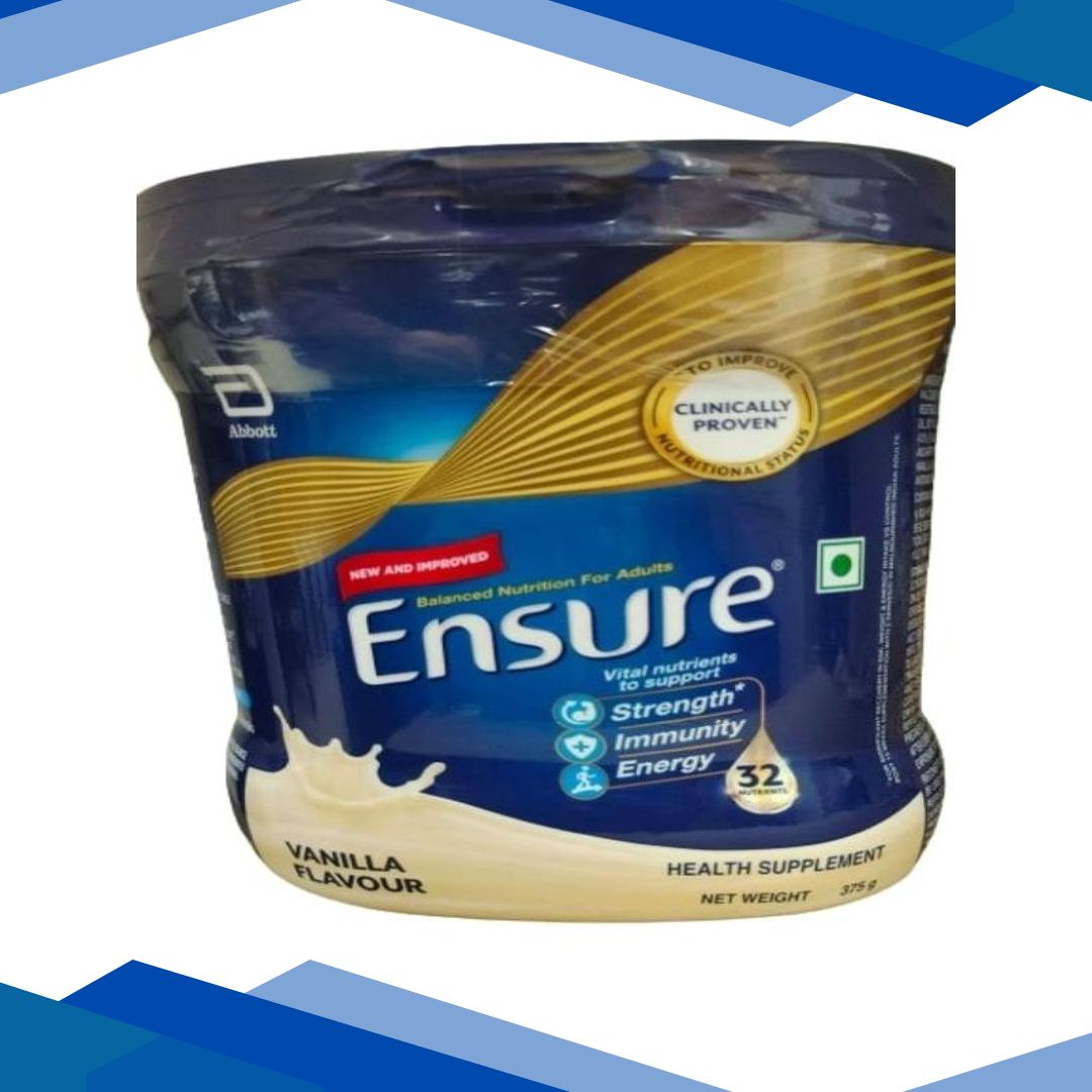 Ensure Nutritional Powder (Pet Jar) – Vanilla Flavour 375 g