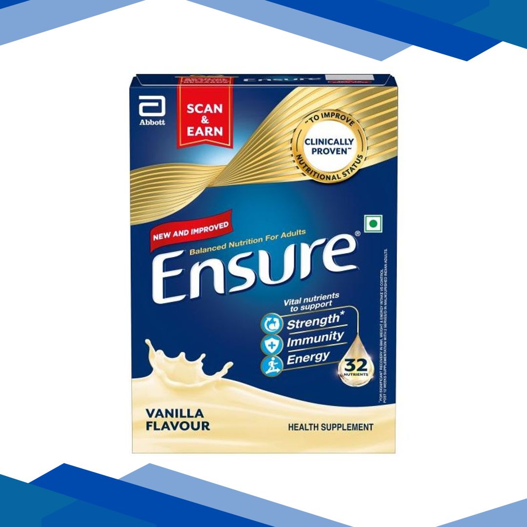 Ensure Nutritional Powder – (Refill Pack) Vanilla Flavour 375 g