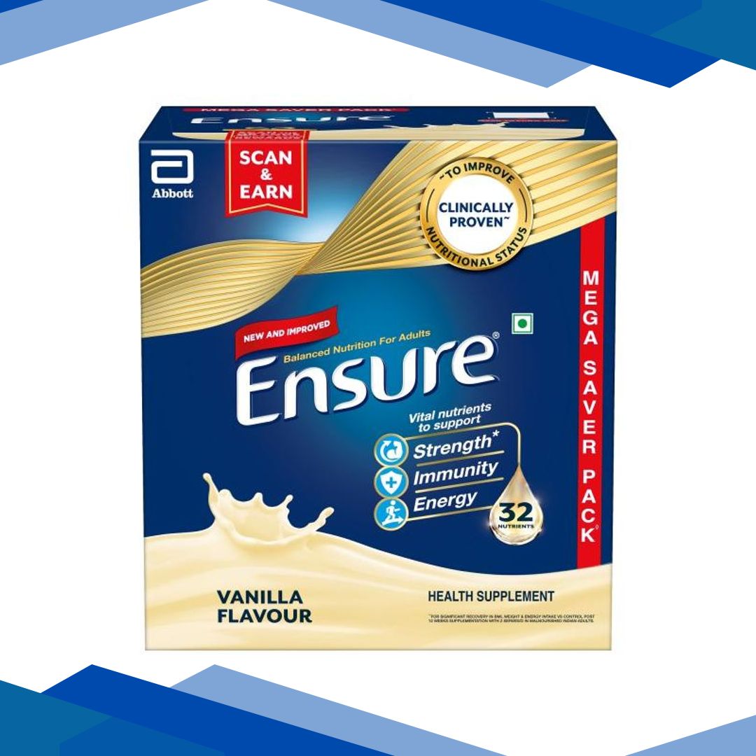 Ensure Nutritional Powder – Vanilla Flavour 1.9 kg (Refill Pack)
