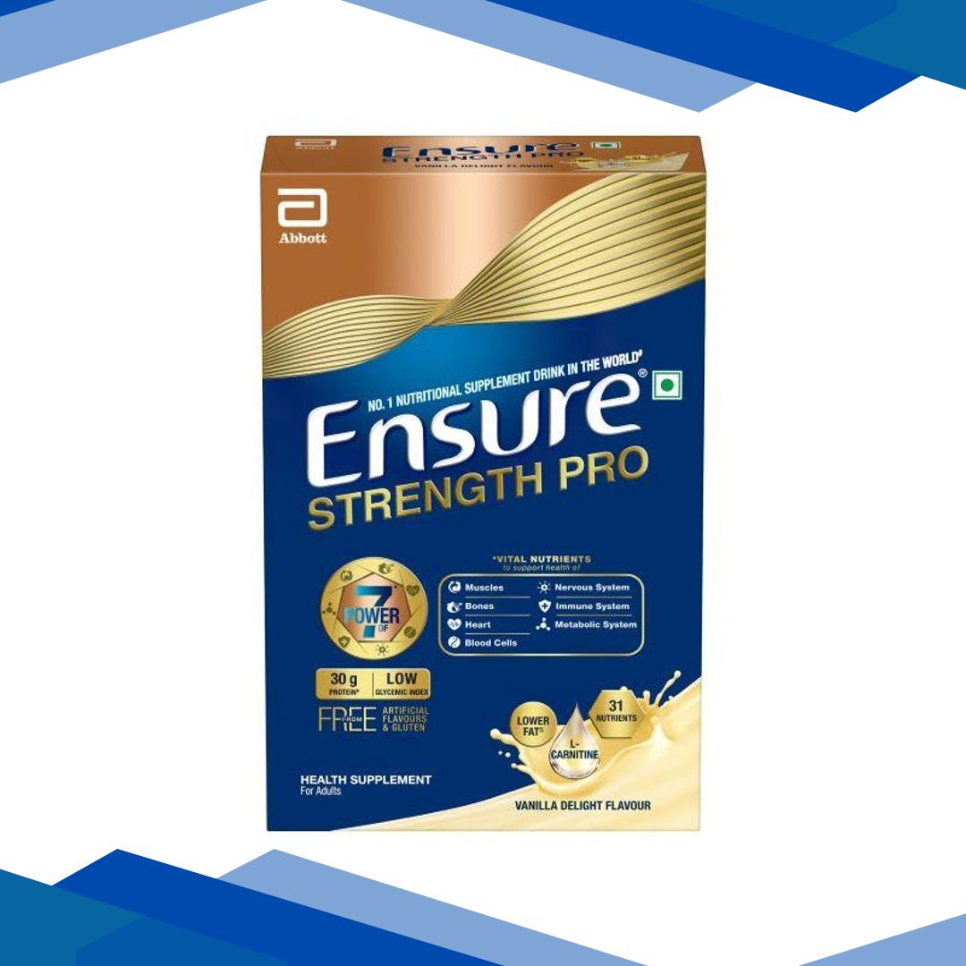 Ensure Strength Pro High Protein Powder – Vanilla Delight Flavour 400 g