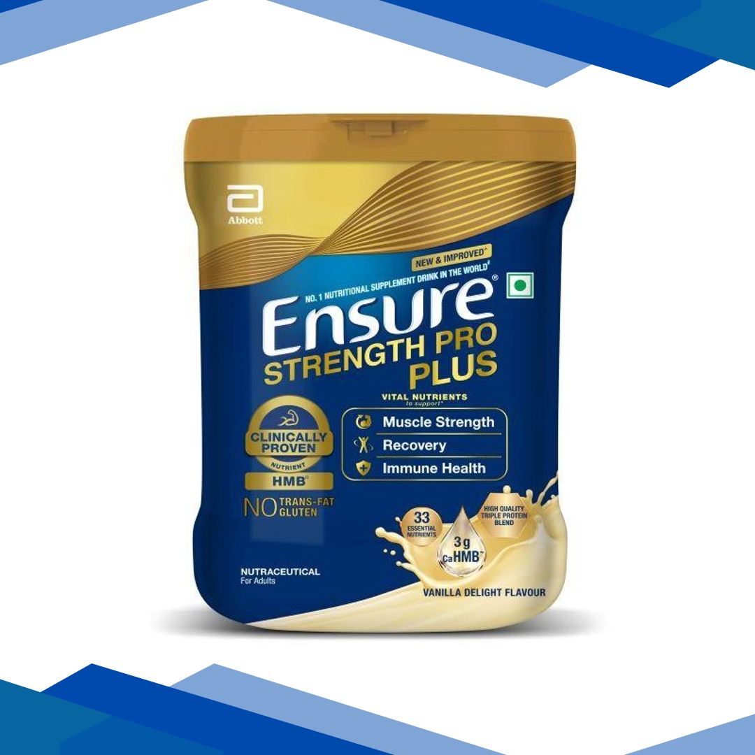 Ensure Strength Pro Plus Powder – Vanilla Delight Flavour 1000 g