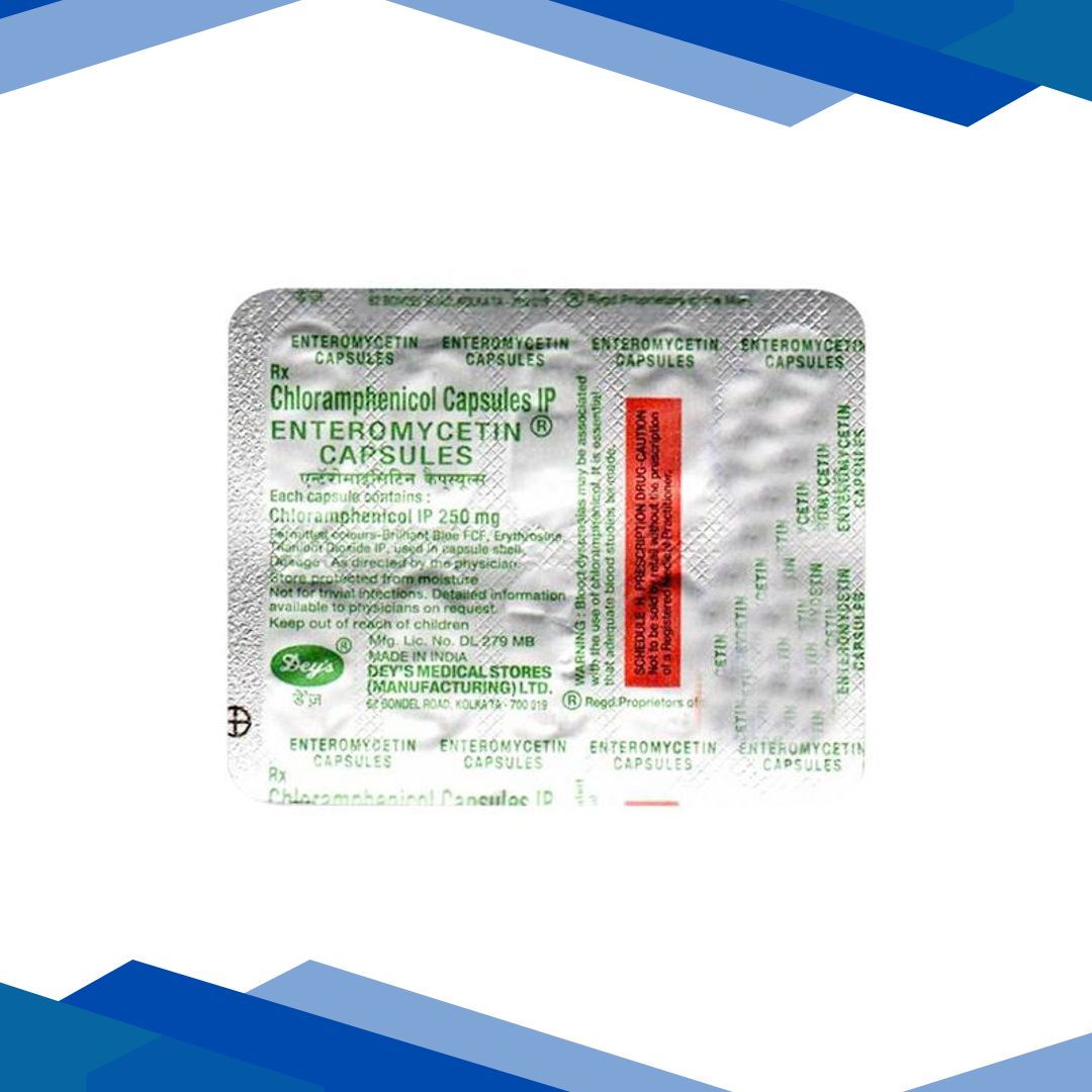 Enteromycetin 250mg Capsule 10’S