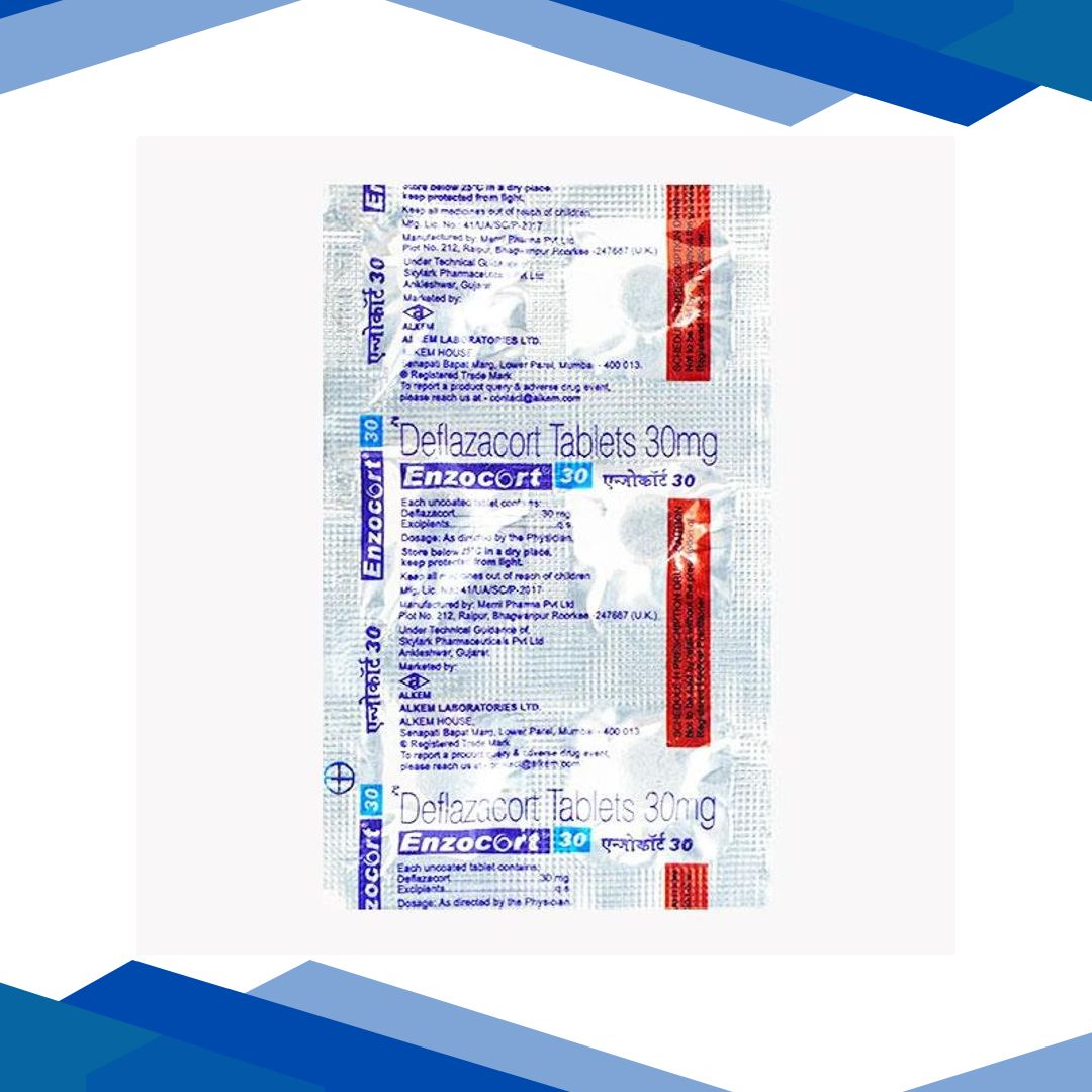 Enzocort 30mg Tablet 6’S