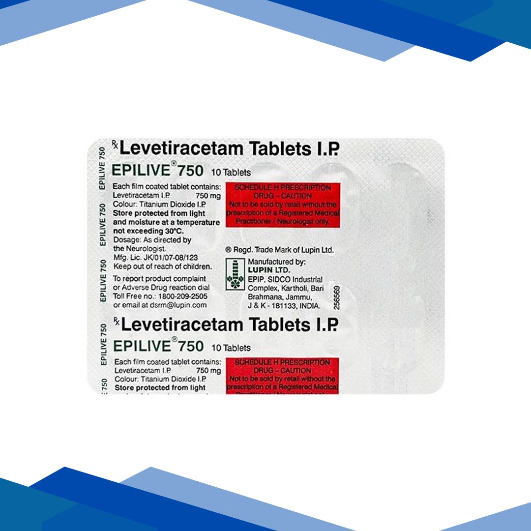 Epilive 750mg Tablet 10’S