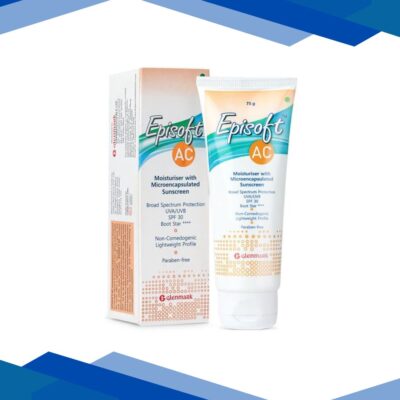 Episoft AC Moisturiser with Microencapsulated Sunscreen UVA/UVB SPF 30 75gm