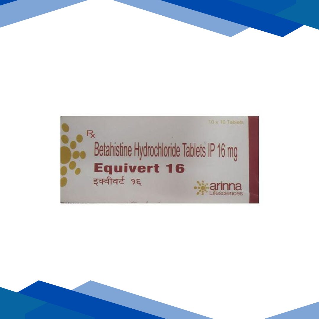 EQUIVERT 16mg Tablet 10’s