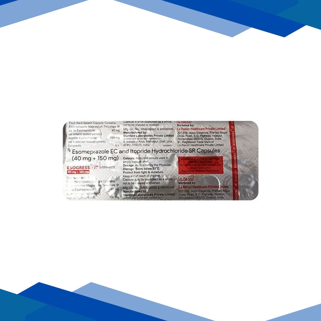 ESOGRESS IT 40+150mg Capsule 15’s