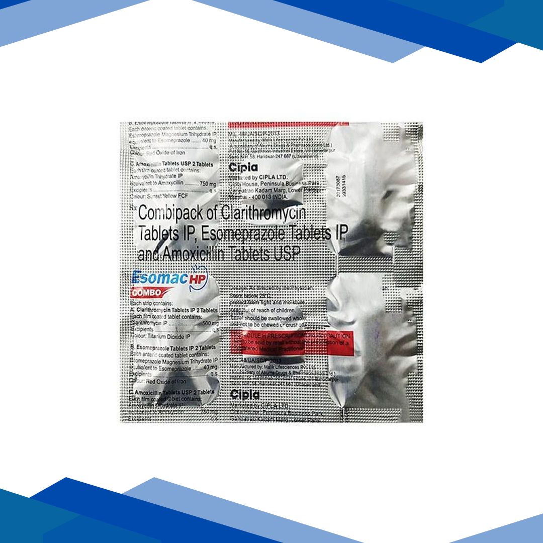 ESOMAC HP COMBO Kit Tablet 6’s