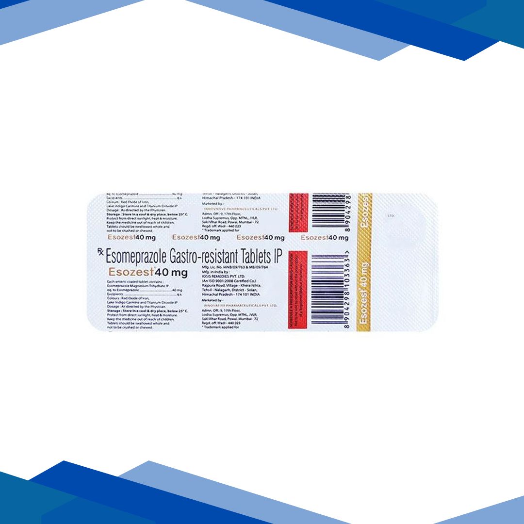 ESOZEST 40mg Tablet 10’s