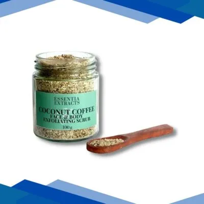 Essentia Extracts Face & Body Exfoliating Scrub – Coconut & Coffee 100 gm
