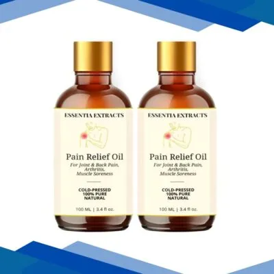 Essentia Extracts Pure Cold Pressed Pain Relief Oil (Pack of 2 x 100 ml) 1’s