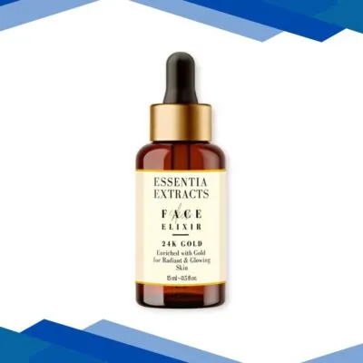 Essentia Extracts Radiant & Glow Skin Face Elixir Oil – 24K Gold 15 ml