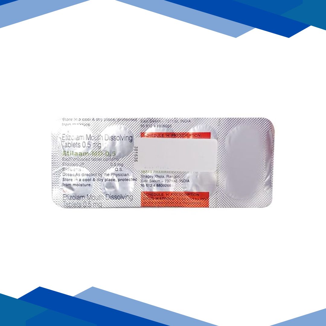 Etilaam MD 0.5mg Tablet 10’S