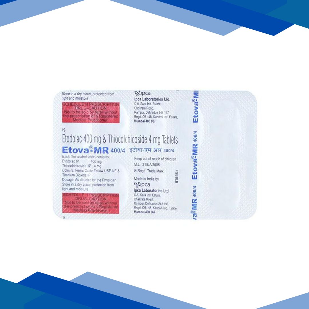 Etova MR 400/4mg Tablet 10’S