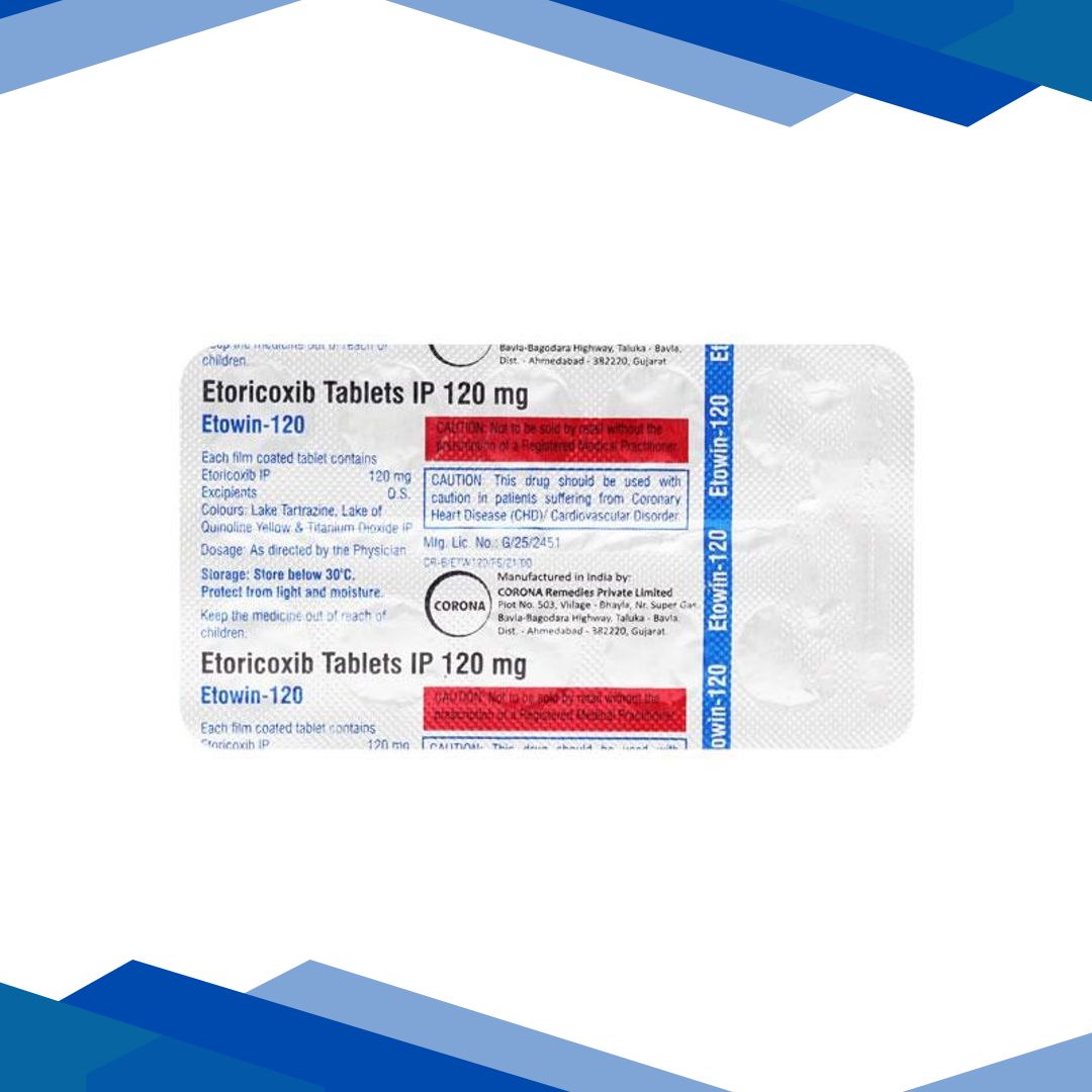 Etowin 120mg Tablet 10’S