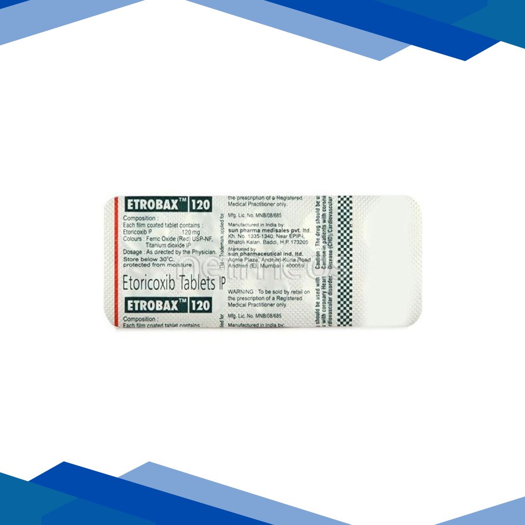 Etrobax 120mg Tablet 10’S