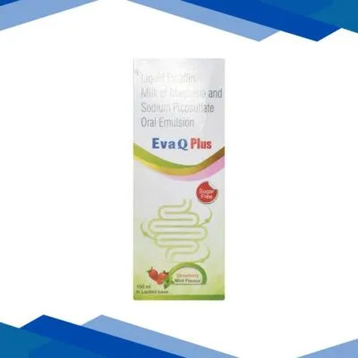 EVA Q PLUS SUGAR FREE STRAWBERRY MINT FLAVOUR ORAL Emulsion 150ml