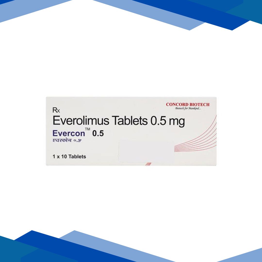 EVERCON 0.5mg Tablet 10’s