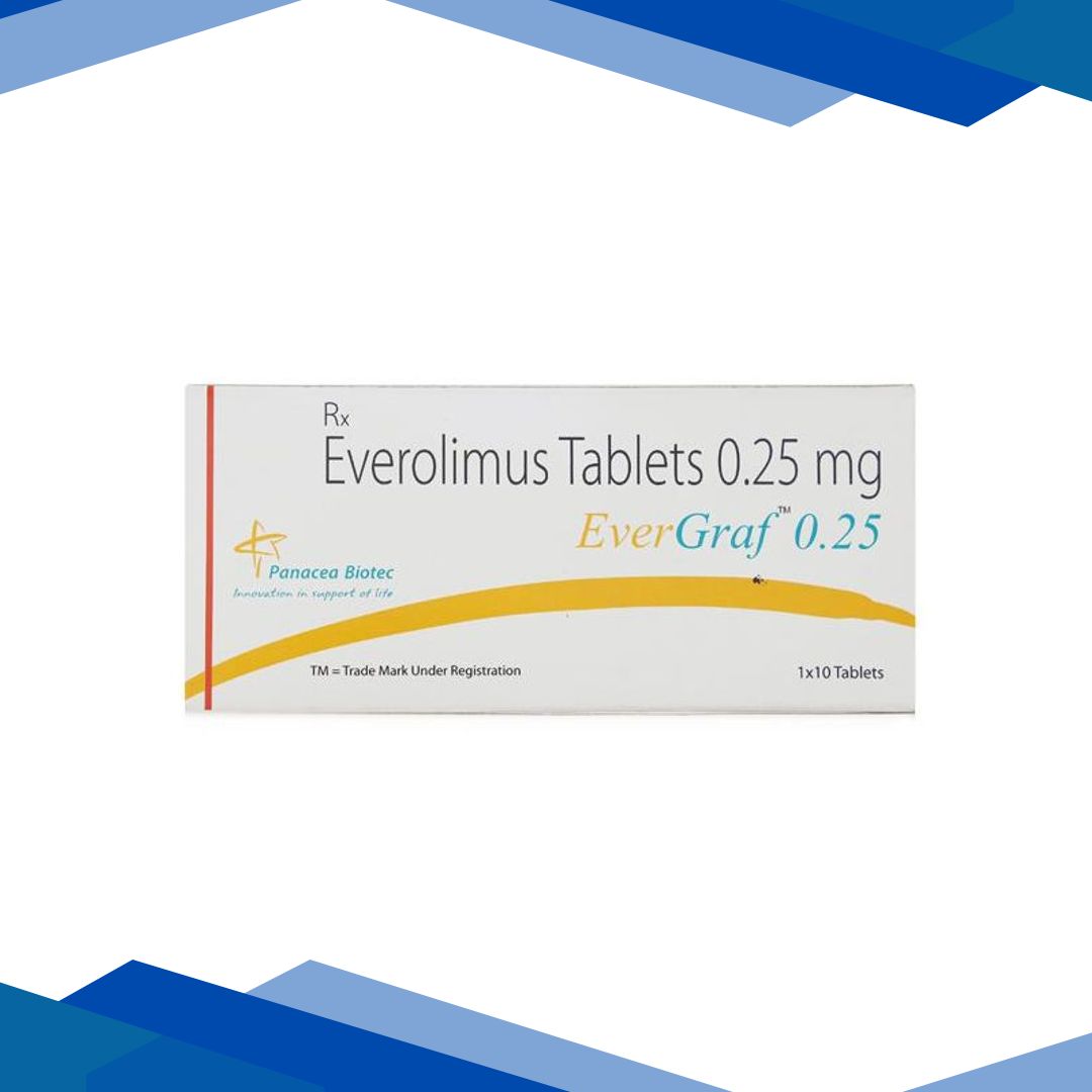 Evergraf 0.25mg Tablet 10’S