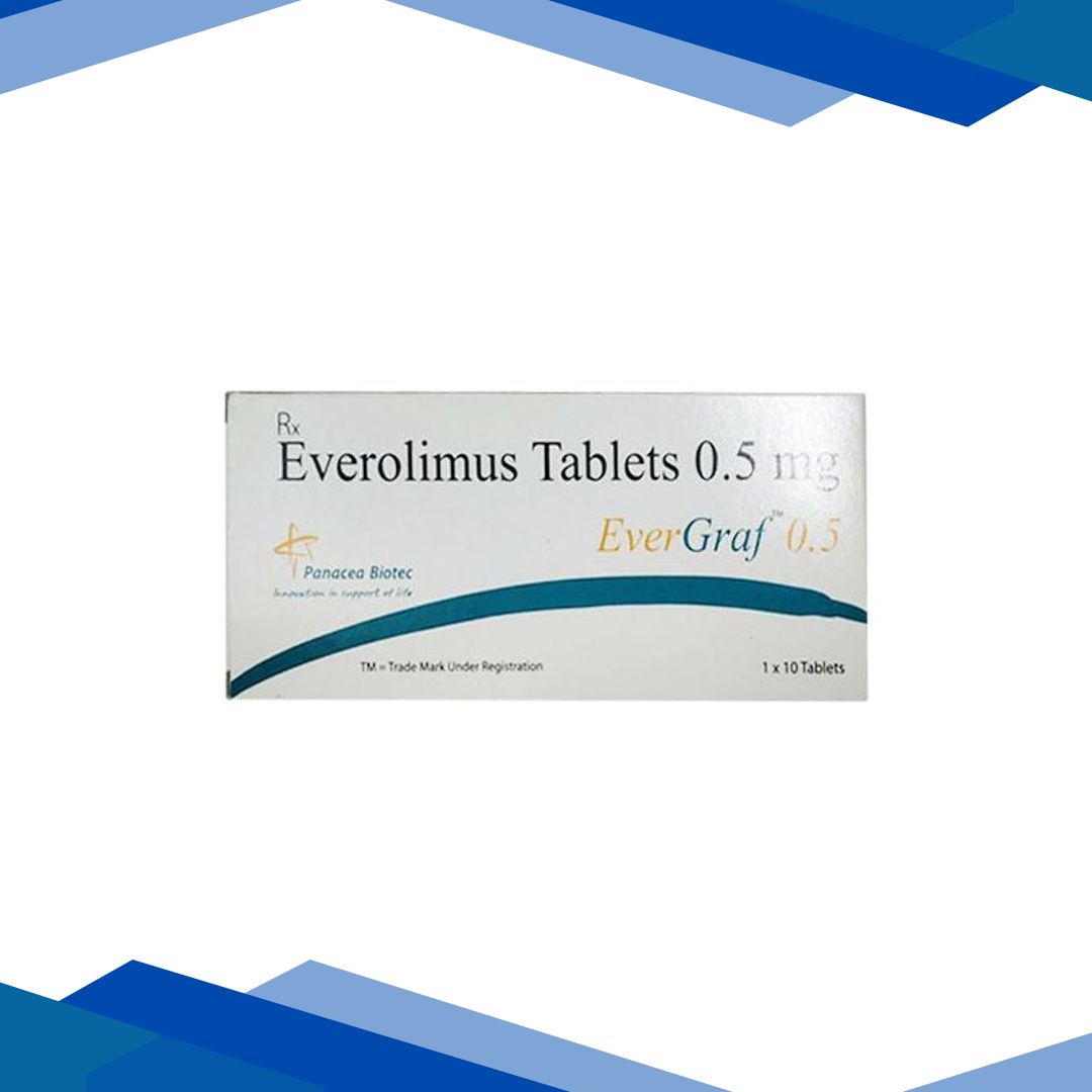 Evergraf 0.5mg Tablet 10’S