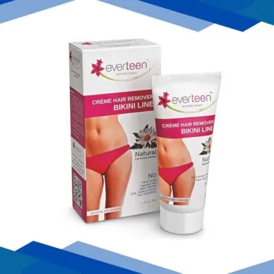 Everteen Bikini Line Hair Remover Creme – Natural Camomile Extract for Women 50gm