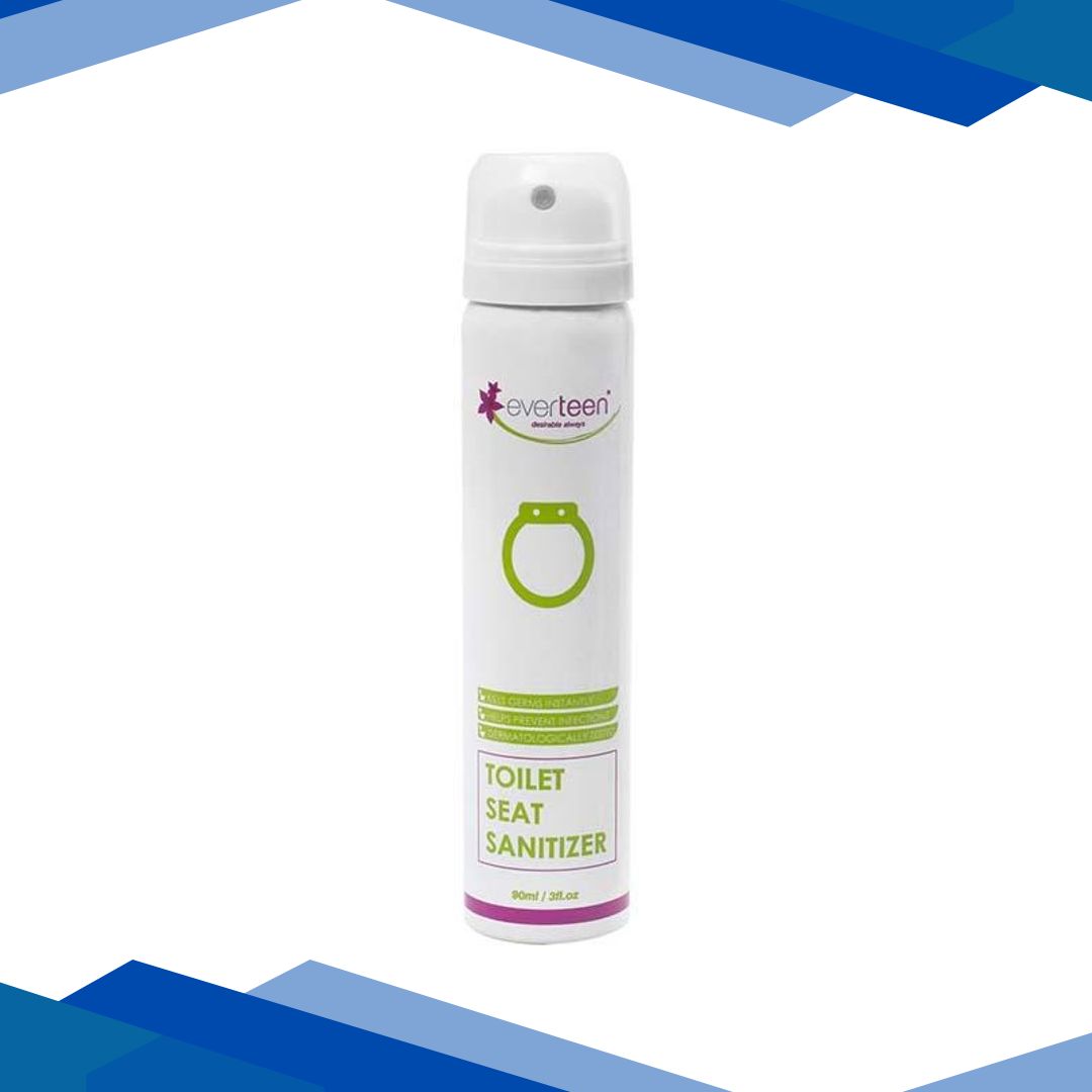 everteen Instant Toilet Seat Sanitizer Spray for Feminine Hygiene in Women 90 ml