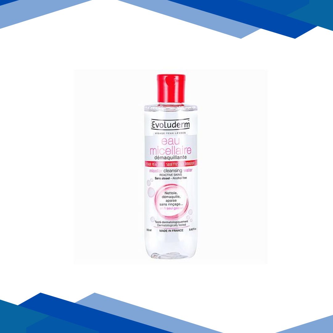 Evoluderm Micellar Water Reactive Skin 250 ml