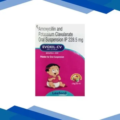 Evoxil CV Banana & Mixfruit Flavour Dry Syrup 30ml