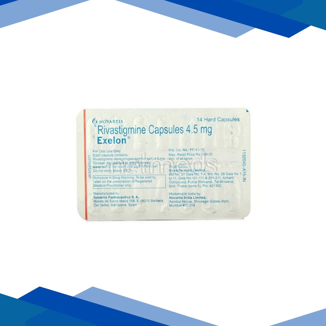 Exelon 4.5mg Capsule 14’S