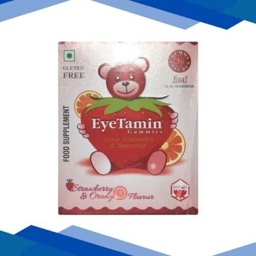EYETAMIN STRAWBERRY & ORANGE FLAVOUR Gummies 30’s