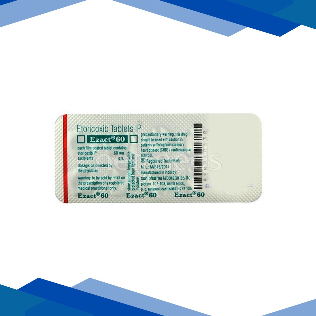 Ezact 60mg Tablet 10’S